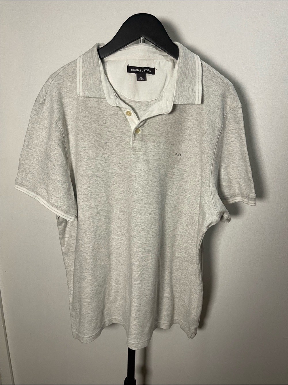 Michael Kors Light Heather Gray Polo Shirt